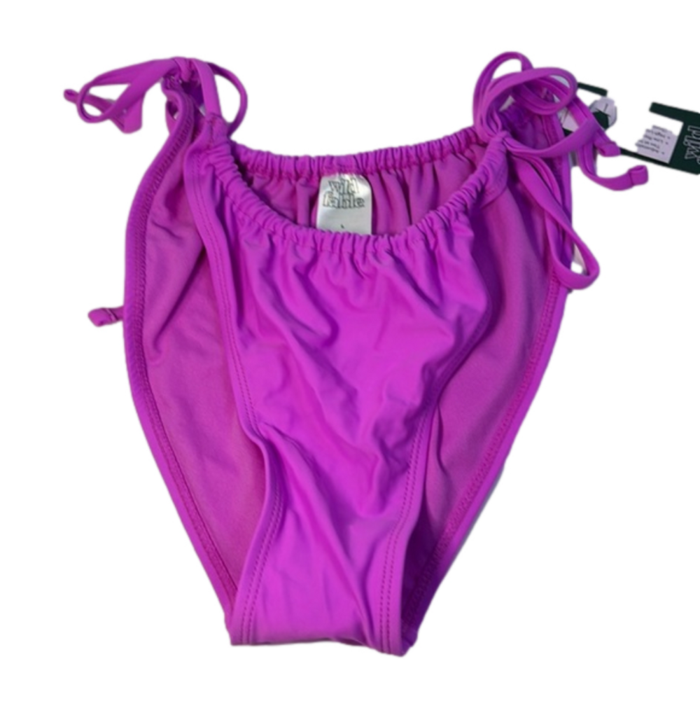 New fuchsia size large bikini bottom